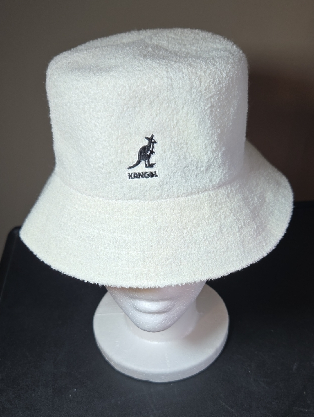 KANGOL BERMUDA BUCKET HAT WHITE SMALL UNISEX